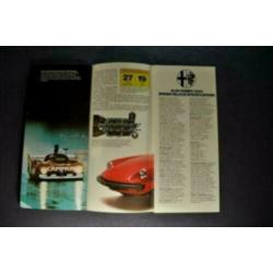 1976 Alfa Romeo 2000 Spider Veloce Brochure USA