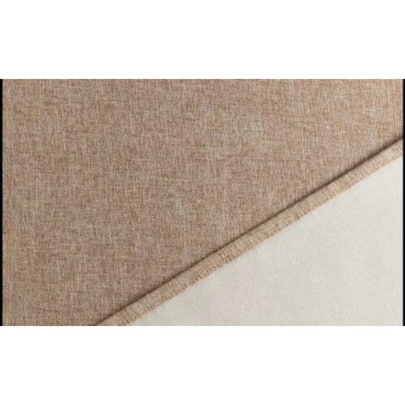 Verduisterende gordijnen 600 X H 260 Taupe + Ringen