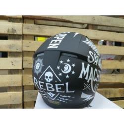 Nieuwe motorhelm van 109 voor 75 maat L