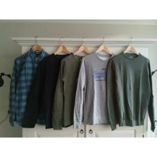 America Today/ Only overhemd/ trui/ Petrol trui/Jack Jones S