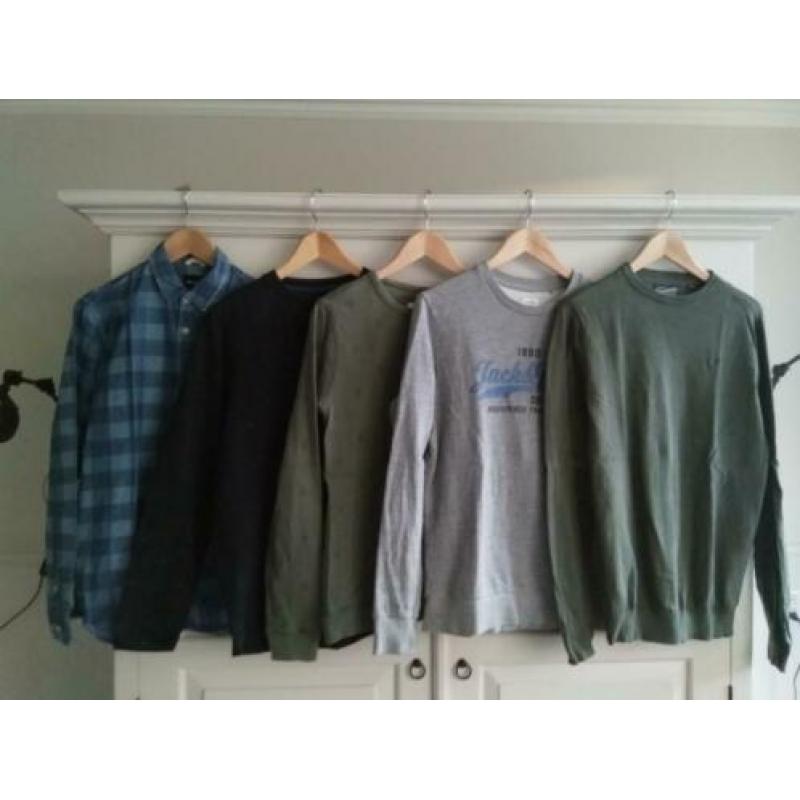 America Today/ Only overhemd/ trui/ Petrol trui/Jack Jones S