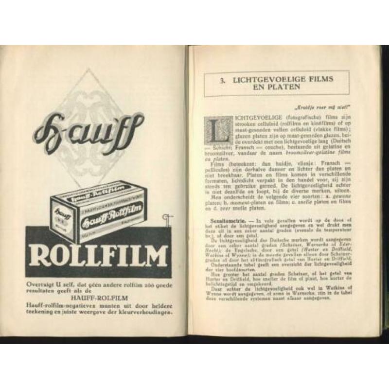 Handboekje der praktische fotografie; W.Idzerda; 1928