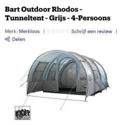 Bart Outdoor tunneltent 4 persoons