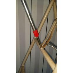 vintage retro tafel voor diaprojector