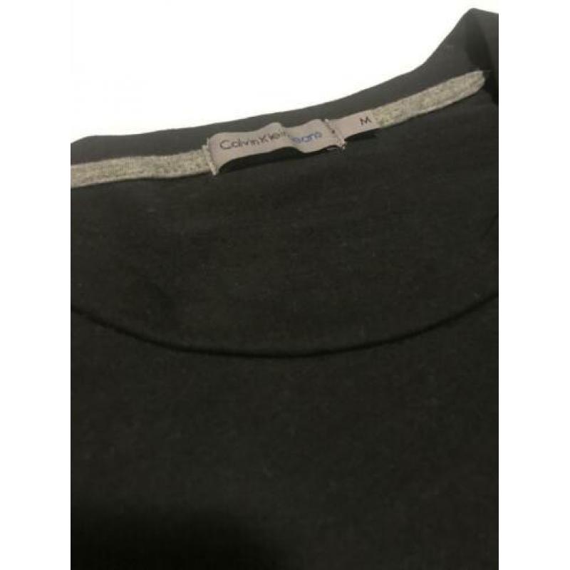 Calvin Klein Jeans zwart T-shirt met lange mouwen maat M