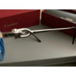 Originele Cartier C decor bril met bon en doos plus koker