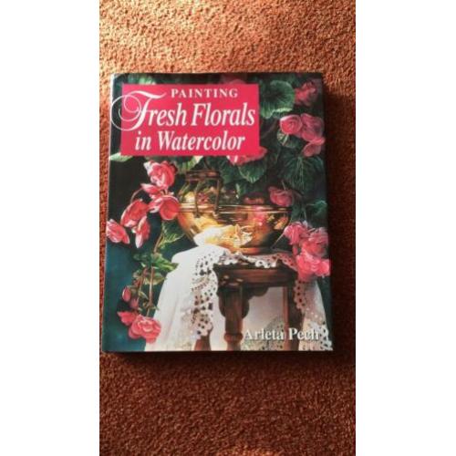 Painting fresh florals in watercolor