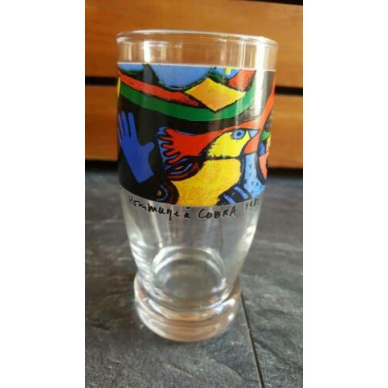 Corneille longdrinkglas prachtige Corneille opdruk puntgaaf