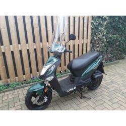 KYMCO AGILITY 12" Fat FR en windscherm, juni 2019, 333km