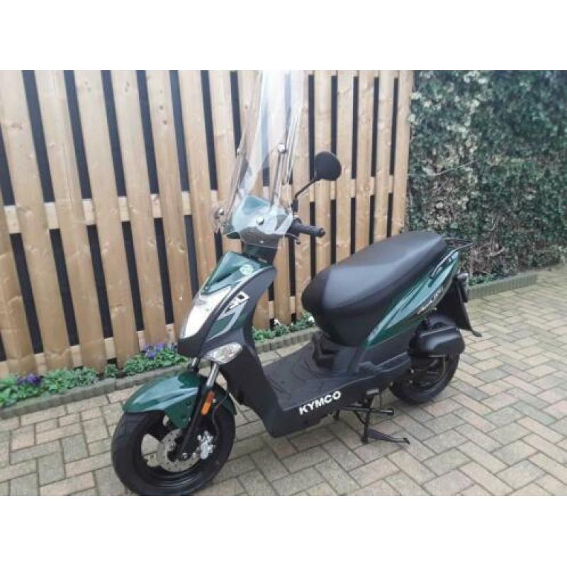 KYMCO AGILITY 12" Fat FR en windscherm, juni 2019, 333km