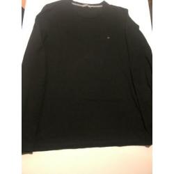 Calvin Klein Jeans zwart T-shirt met lange mouwen maat M