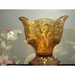 Mooie art deco vaas "Femme Papillon"