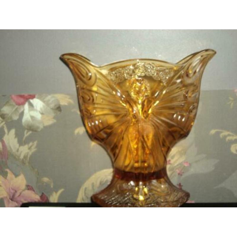 Mooie art deco vaas "Femme Papillon"