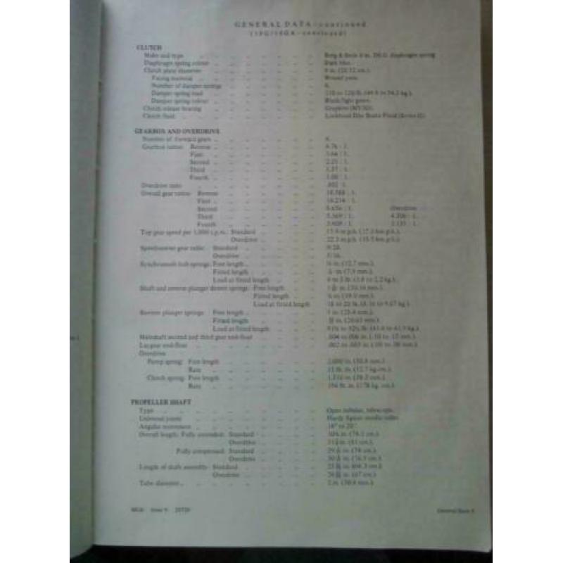 MG MGB werkplaatsboek (het origin handboek british leyland)
