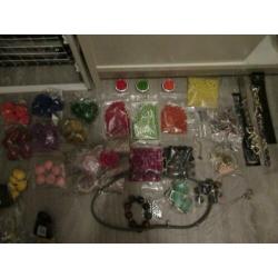 Pakket 1) materialen en accessoires sieraden maken 1,7 kilo