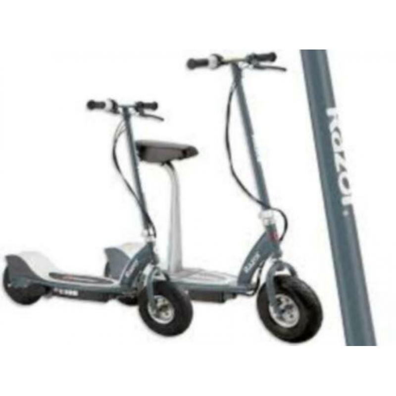 Razor Elektrische Step E300 S +zadel zit uit voorraad €264