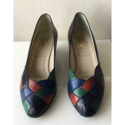 90’s pumps, leer, 38, leather, schoenen, nineties, dames