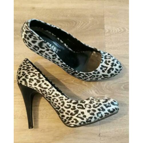 Nieuwe pumps, panter, leopard. 41