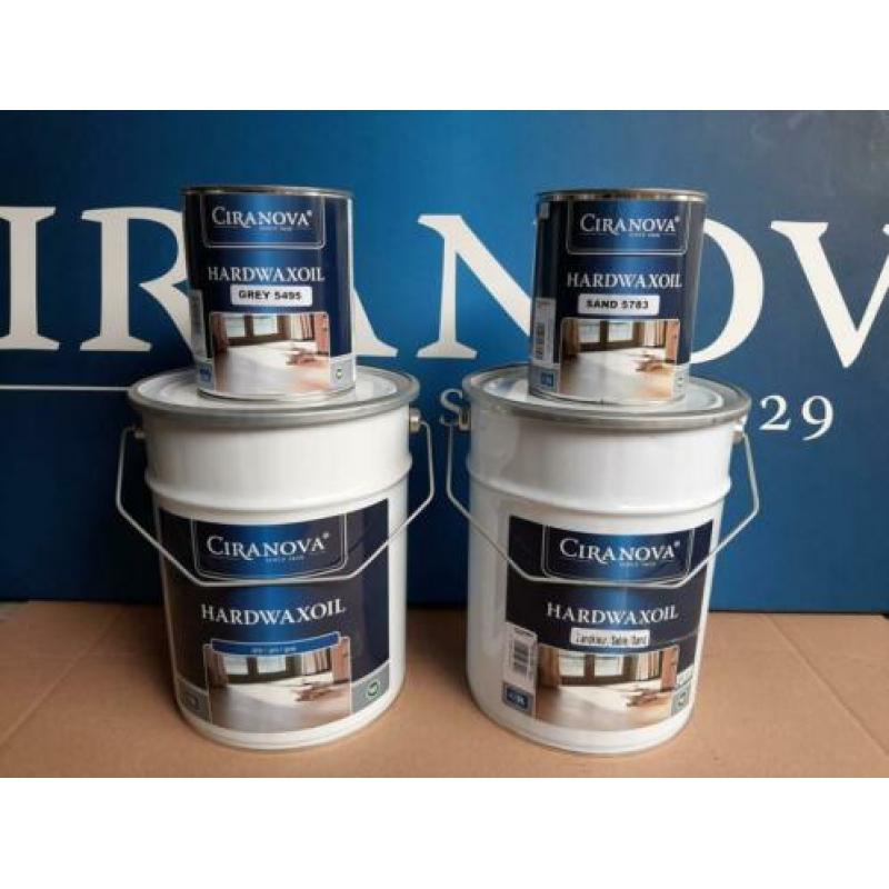 Ciranova Hardwaxoil allerlei kleuren 1liter