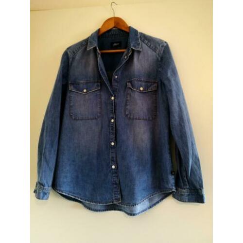 Spijkerblouse S. Oliver maat XL