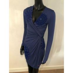 Desiqual jurk hemels blauw mt S