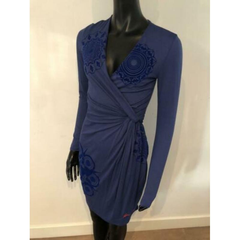Desiqual jurk hemels blauw mt S
