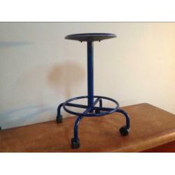Vintage Stoere Blauwe Kruk