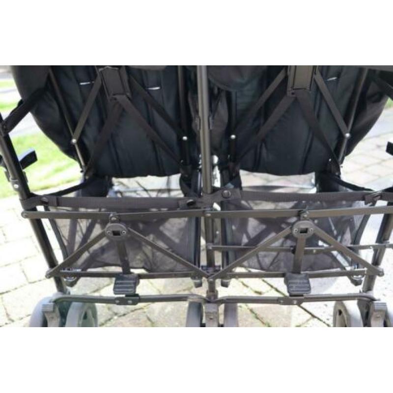 Koelstra Simba Twin buggy, incl regenhoes en parasol