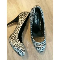 Nieuwe pumps, panter, leopard. 41