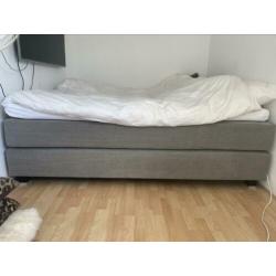 Grijze boxspring 180x210 boxspringset