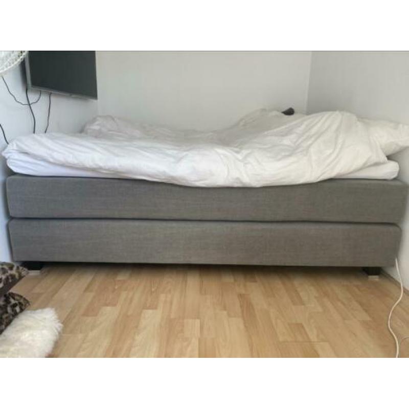 Grijze boxspring 180x210 boxspringset