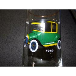 Bierglas wijnglas oldtimer Ford Rolls royce motor bus 1905