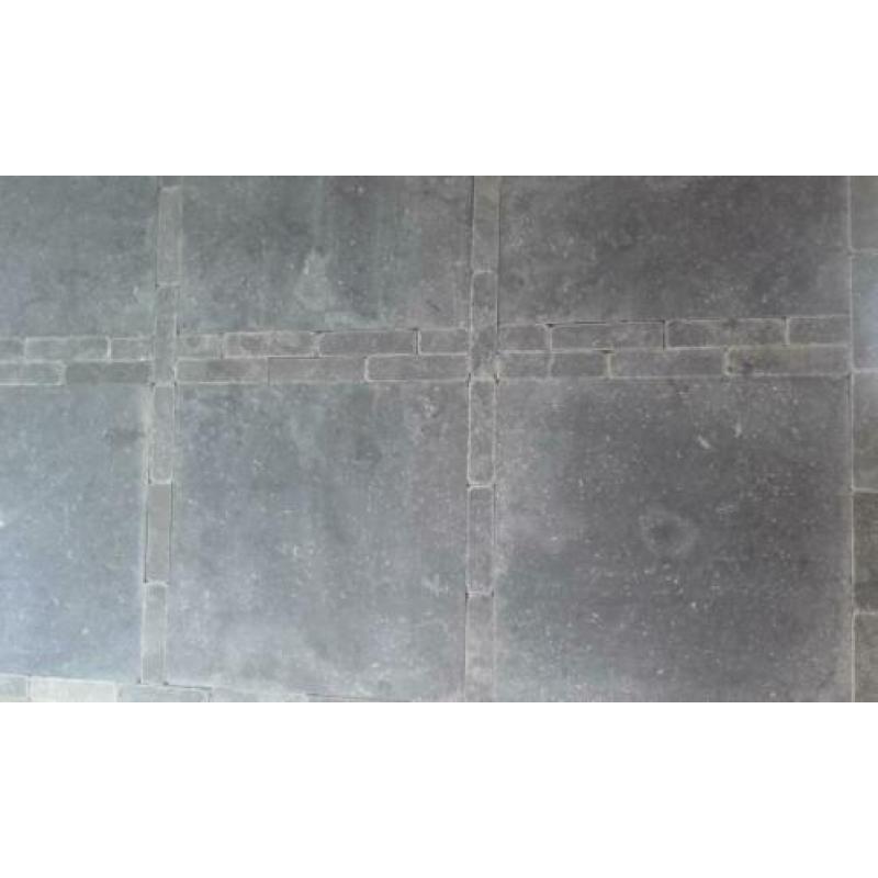 landelijke tuintegels Spotted Blue hardsteen 60x60 cm