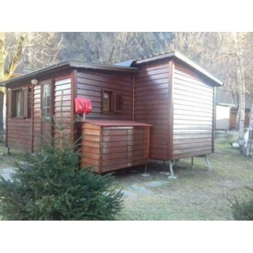 stacaravan in hout, diverse modellen