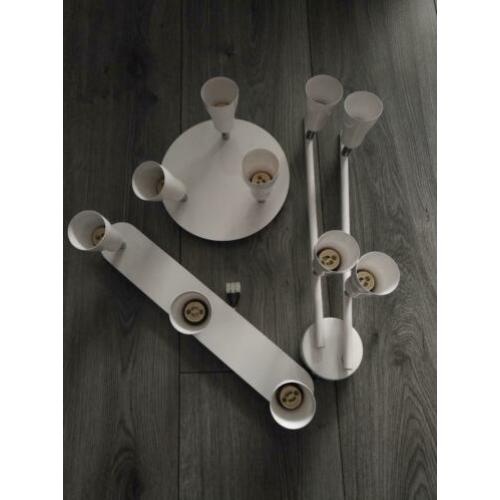 Spotlampen set - plafondlamp - opbouwspots