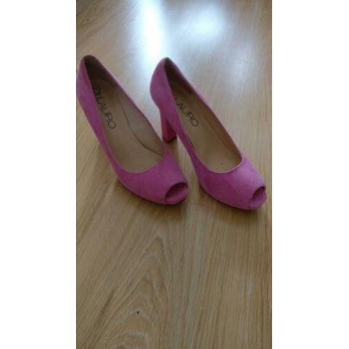 Di Lauro roze peeptoes maat 40