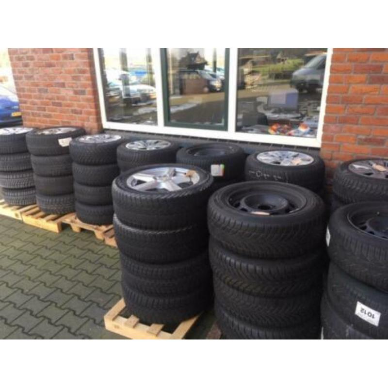 Partij velgen met winterbanden BMW 1 en 3 serie en Insignia