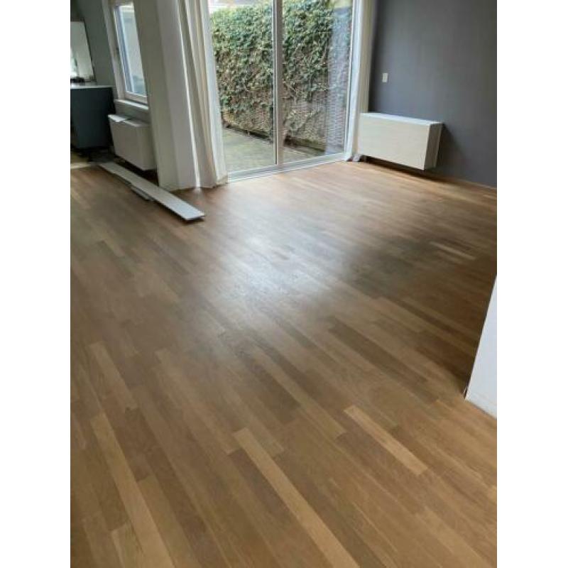 Gratis afhalen - Beuken parketvloer 50 m2