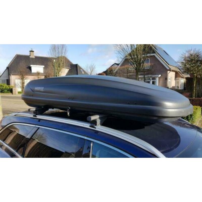Te huur: Dakkoffer XL (Hapro Traxer 8.6)