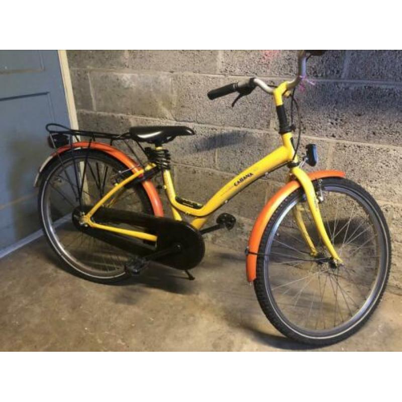 Meisjes fiets cabana 24 inch met handrem en terugtraprem