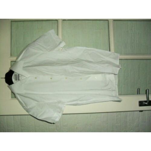 Witte heren blouse maat 42
