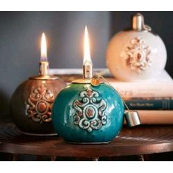 Riverdale mooie set windlichten olielamp sfeerlichten