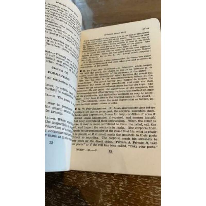 US field manual interior guard duty