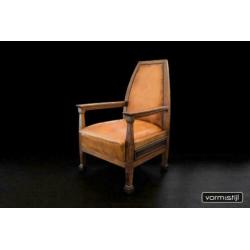 Unieke Amsterdamse School fauteuil (architectuur 1910)