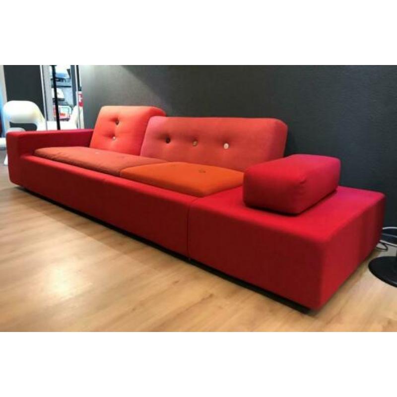 1 Vitra Polder Sofa Hella Jongerus XL Rood Nieuwstaat