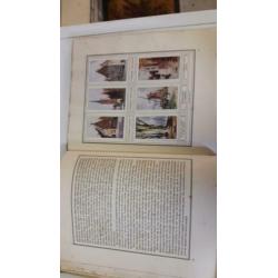 2 heel oude boeken met plaatjes van jaar 1916