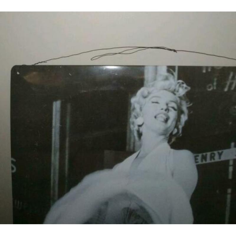Blikken wandplaat Marilyn Monroe HP Haushaltprodukte