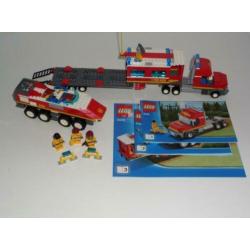 Lego 4430 Fire Transporter met boekjes als nieuw