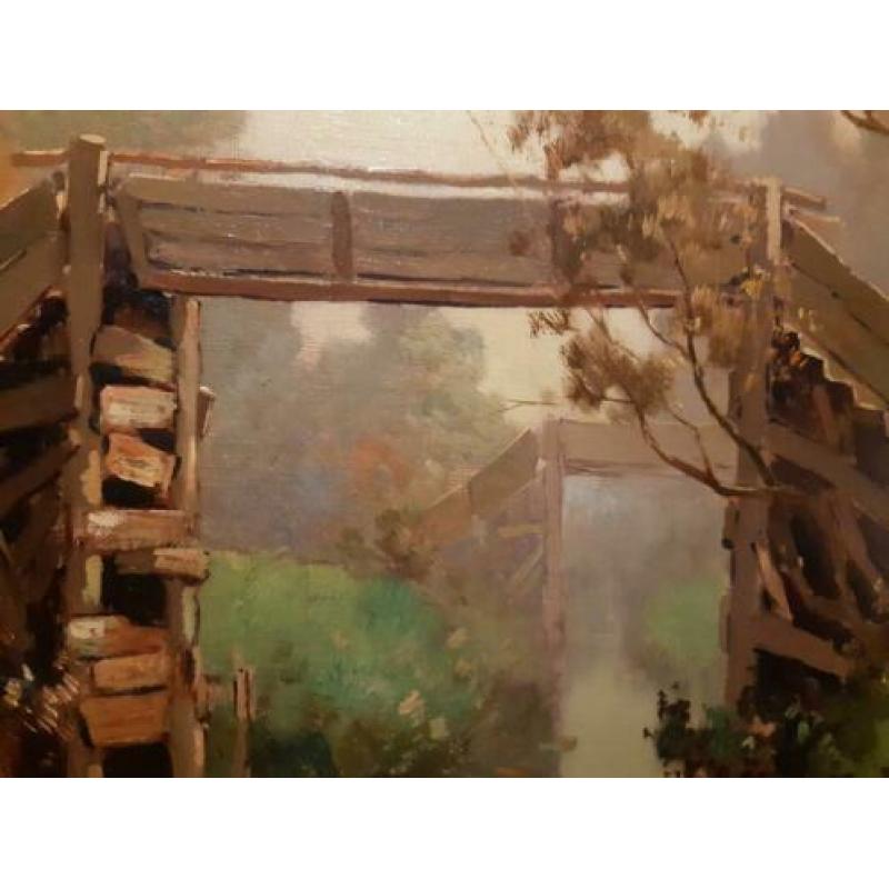 .ooi schilderij Giethoorn van Jan Simon jr. Knikker