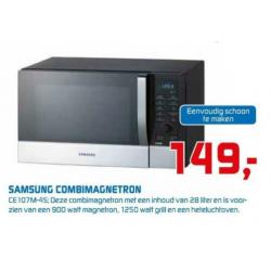 Samsung Combi magnetron oven werkt uitstekend